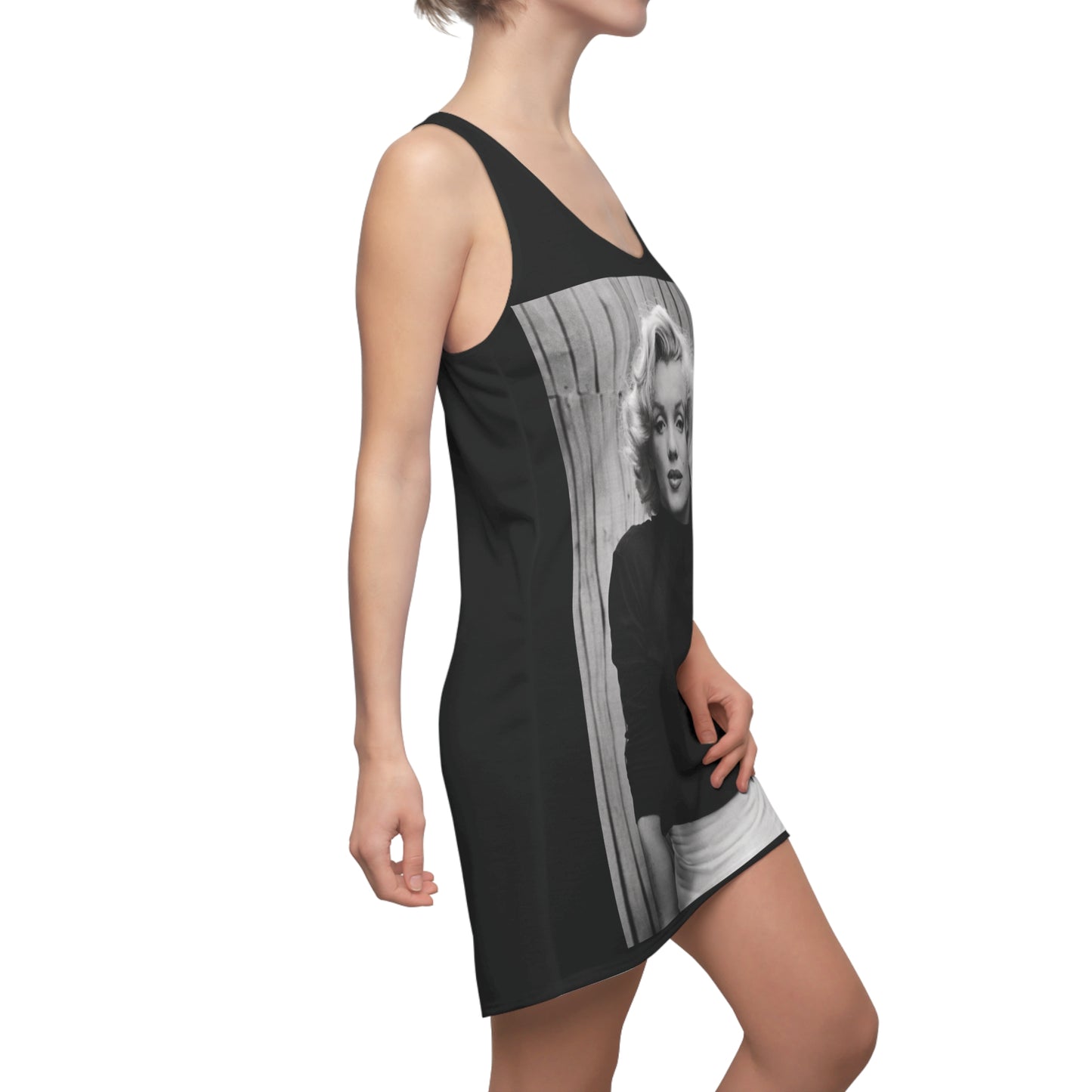Marilyn Monroe Casual Women's Black Racerback Dress