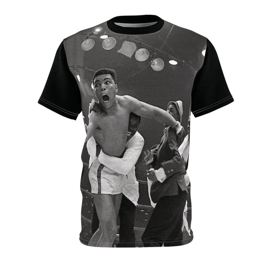 Muhammad Ali "I shook up the world!" Adult Black Unisex Tee Shirt