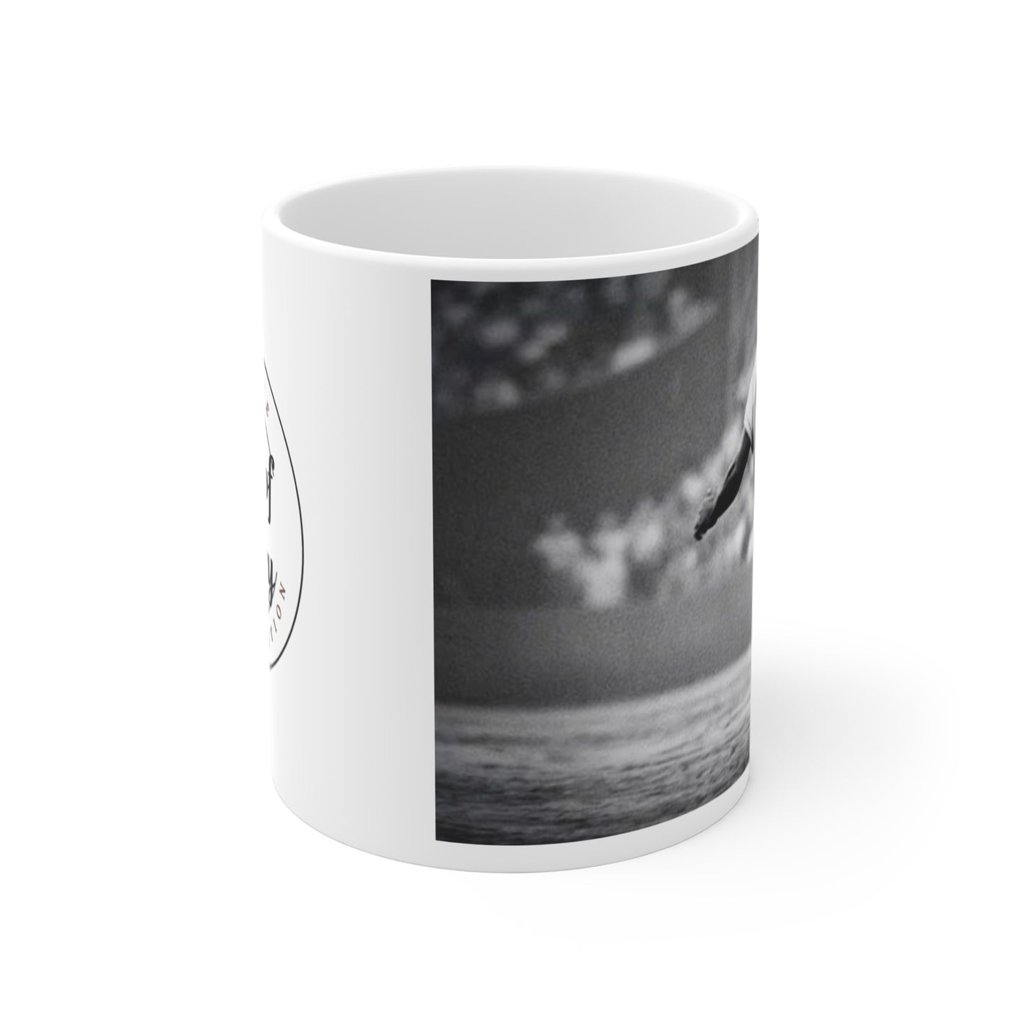 Jackie Robinson Rounding the Bases Coffee Mug 11oz