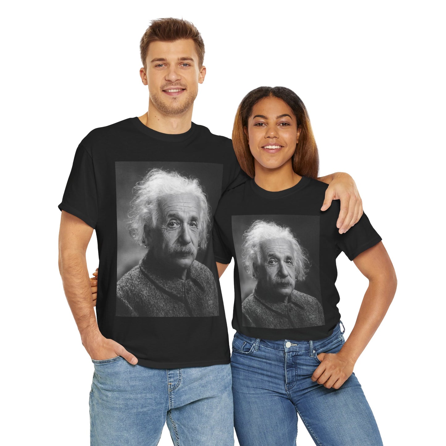 Albert Einstein Unisex Heavy Cotton Tee
