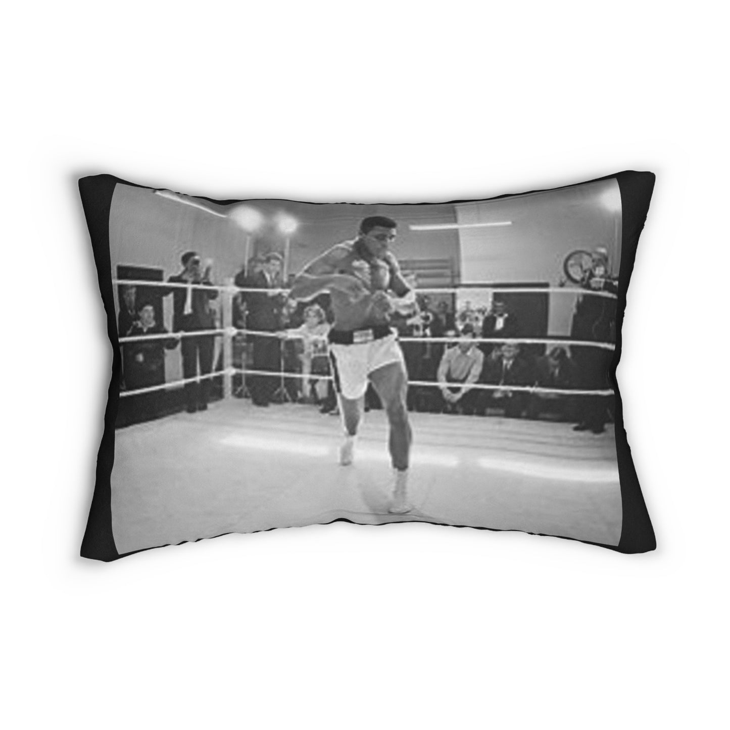 Muhammad Ali Spun Polyester Lumbar Pillow