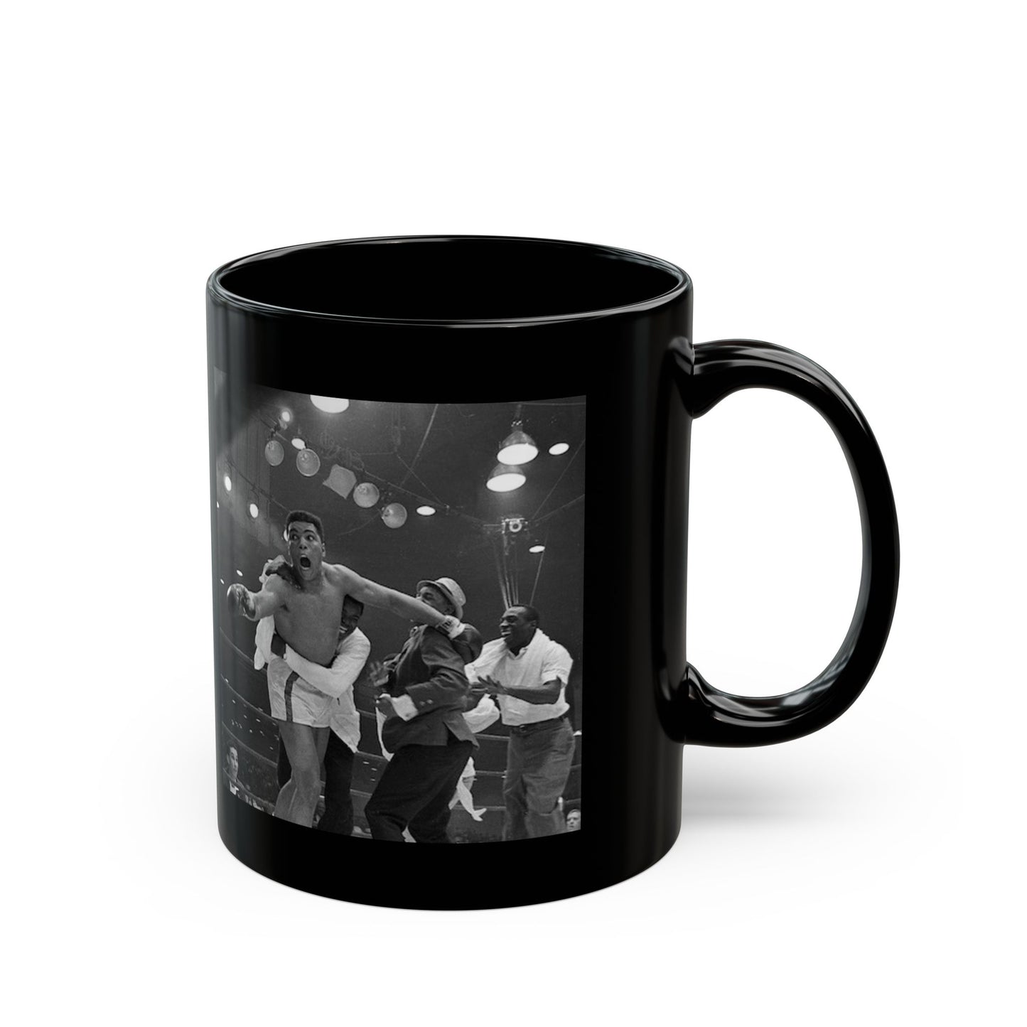 Muhammad Ali "I shook up the world" Black Mug (11oz, 15oz)