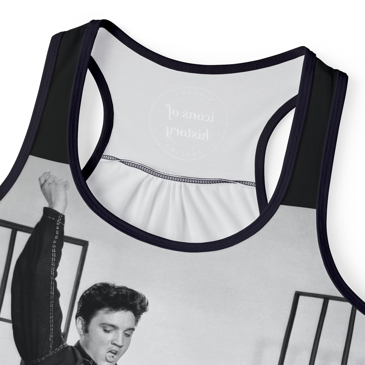 Elvis Presley Jail House Rock Women's Black Tank Top Shirt