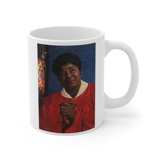Mahalia Jackson White Coffee Mug 11oz
