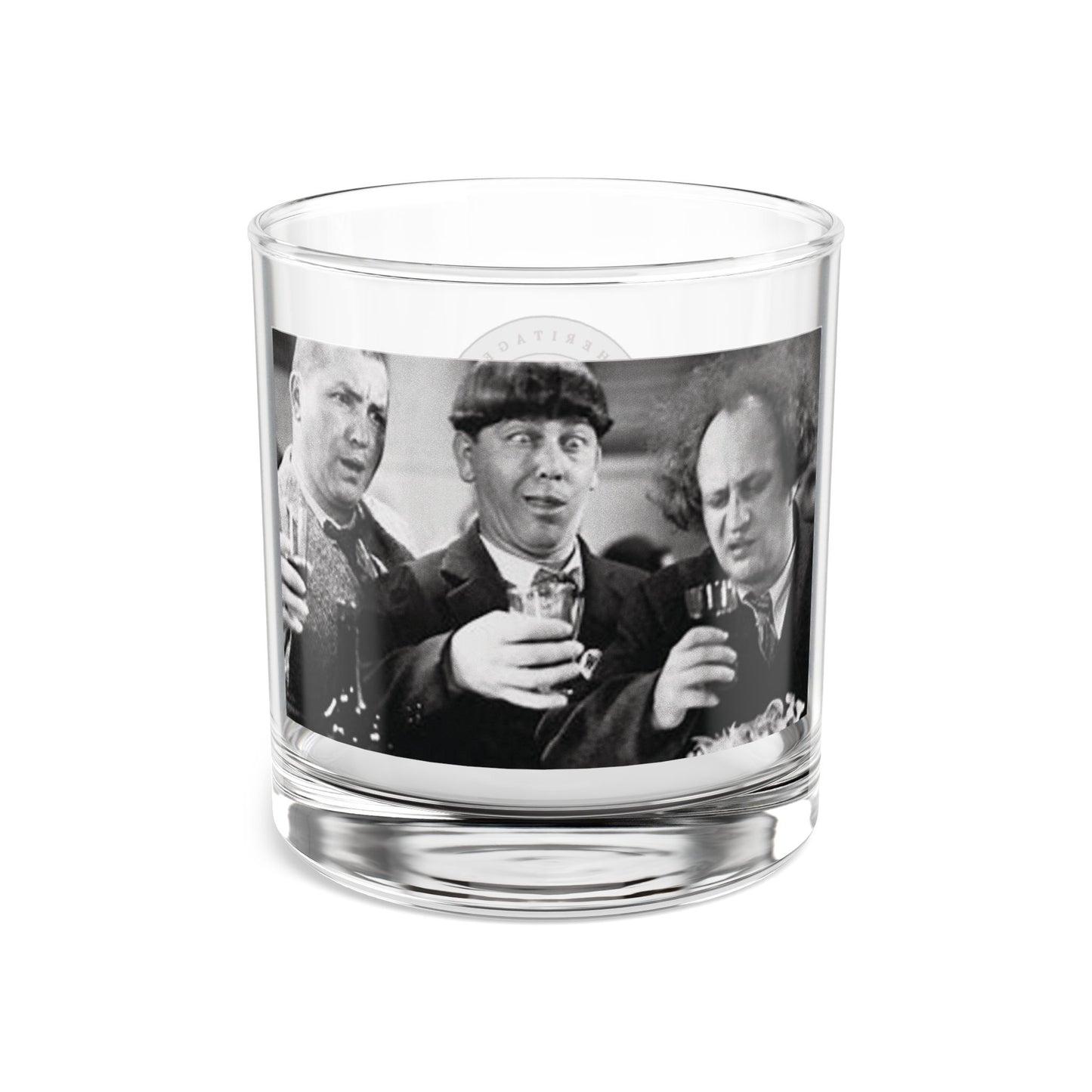 3 Stooges Rocks Glass, 10oz