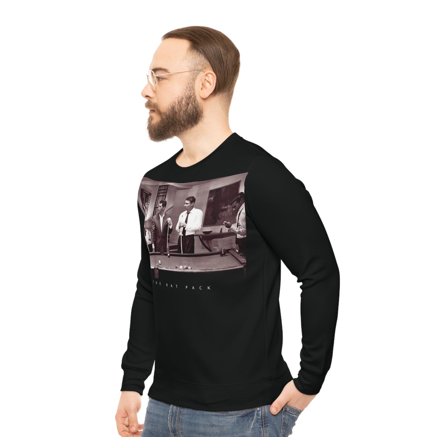 Rat Pack Ocean's Eleven Pool Hall Men's Lightweight Sweatshirt