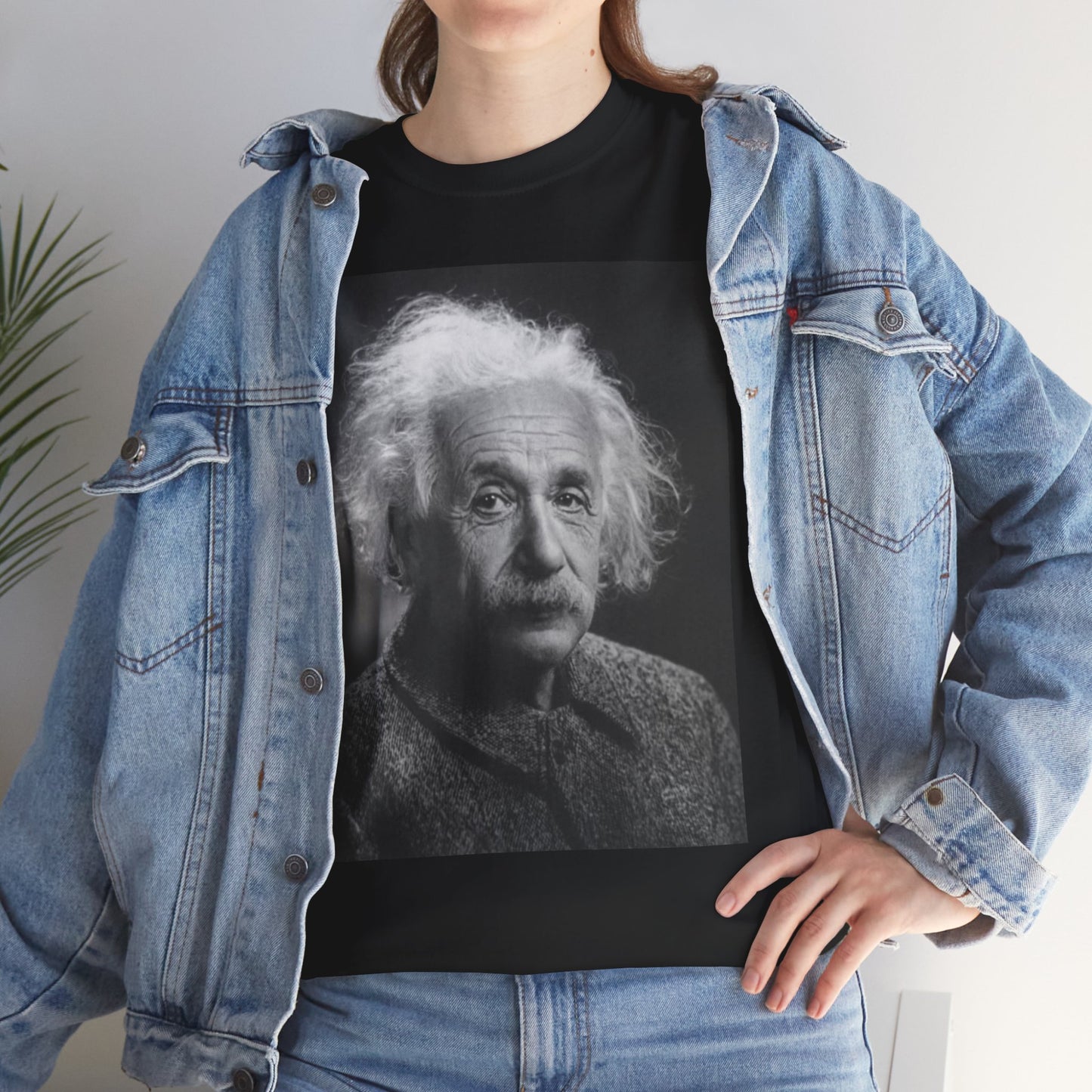 Albert Einstein Unisex Heavy Cotton Tee