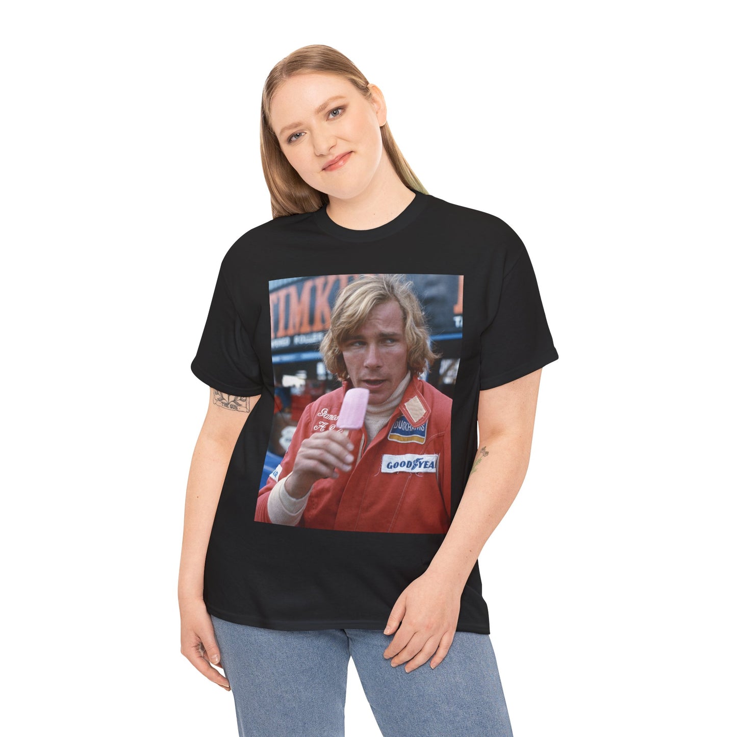 James Hunt Ice Cream Women's Heavy Cotton Tee
